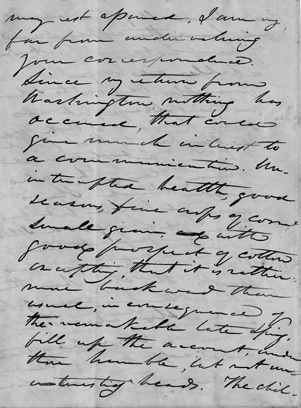 Calhoun to Lt. James Edward Colhoun, page 5