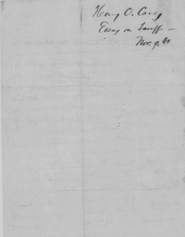 Carey Letter, November 9, 1861, Page 4