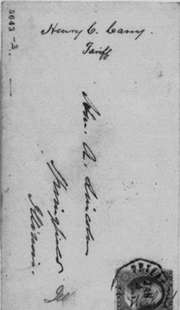 Carey Letter, Jan. 2, 1861, Page 6